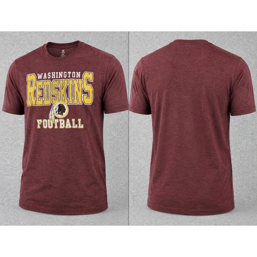 NFL Team Apparel Washington Redskins Shirt Mens M Burgundy Heather Gameday